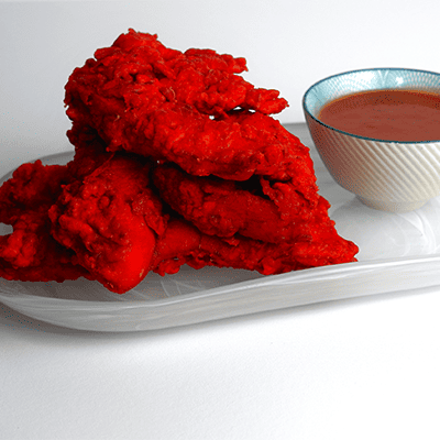 Bruno’s Fast Food Tender Chicken Pakora in Stenhousemuir.